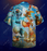 Flying Steampunk World Hawaiian Shirt