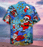 Santa Claus Dives Hawaiian Shirt