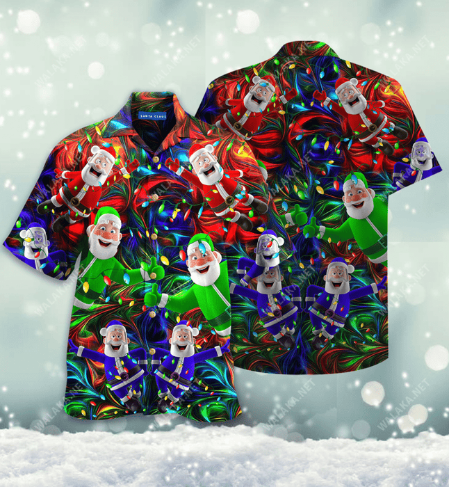 Christmas Santa Claus Stay Cool Hawaiian Shirt