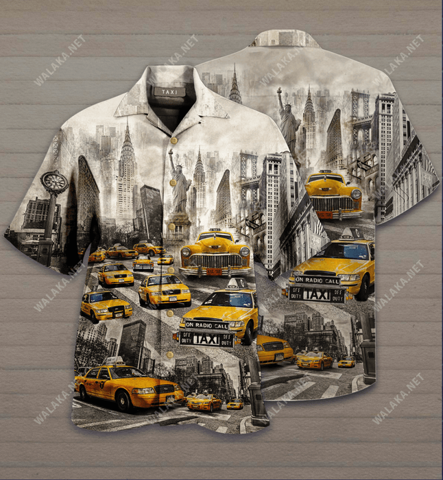 Anywhere Anytime Anyplace Taxicab Hawaiian Shirt