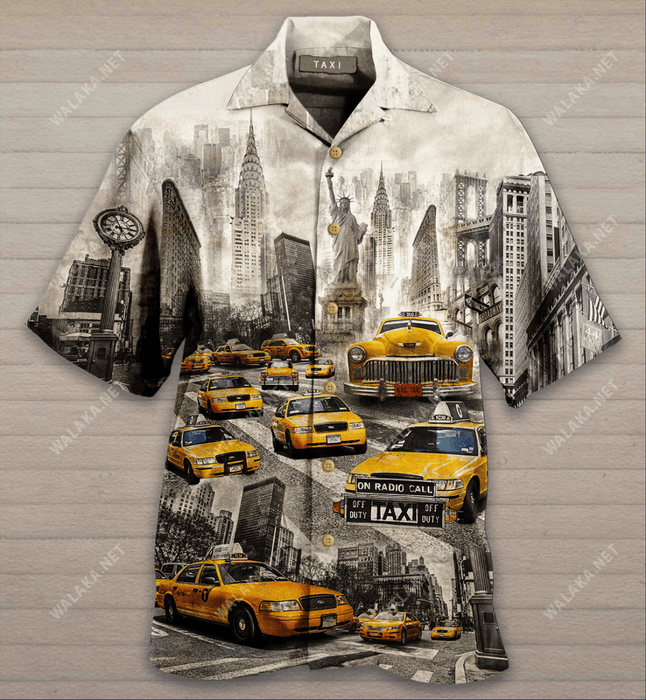 Anywhere Anytime Anyplace Taxicab Hawaiian Shirt