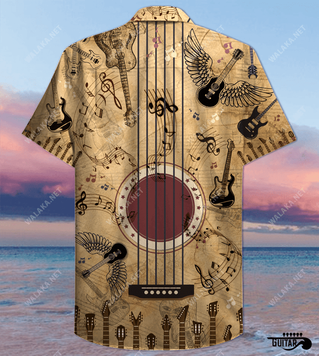 Amazing Guitar Vintage Unisex Hawaiian Shirt