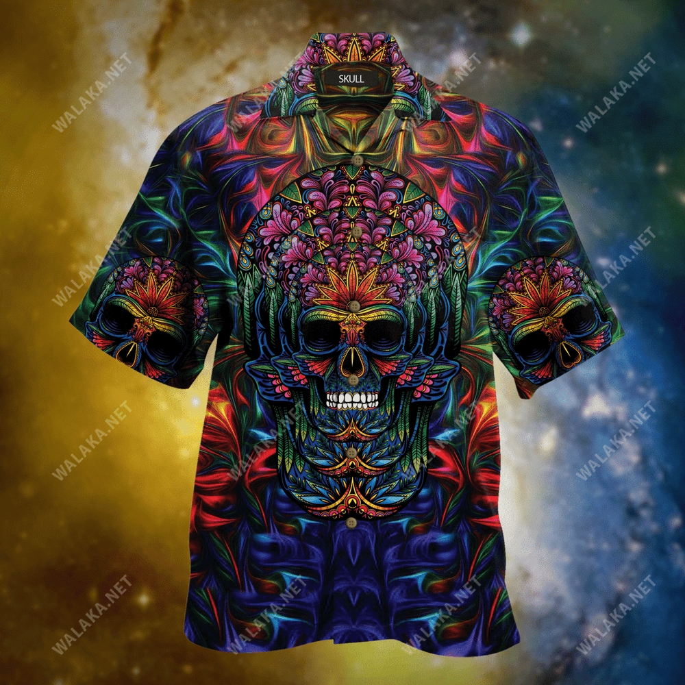 Awesome Skull Unisex Hawaii Shirt