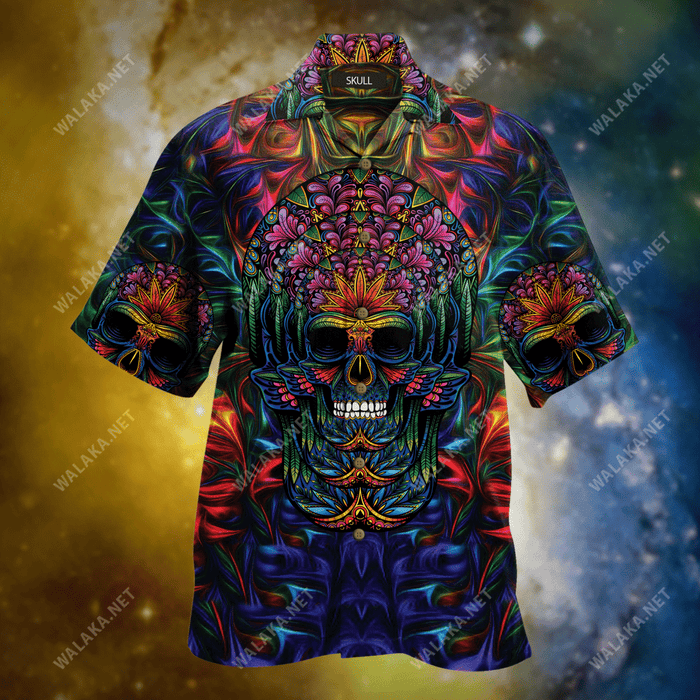 Awesome Skull Unisex Hawaii Shirt