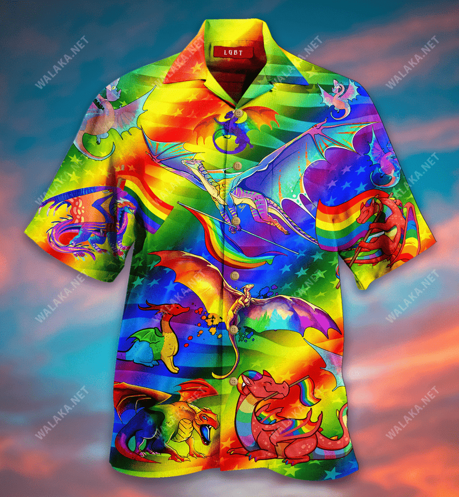 Dragon LGBT Hawaiian Shirt