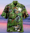 T-rex Just Wanna Say Hi Unisex Hawaiian Shirt
