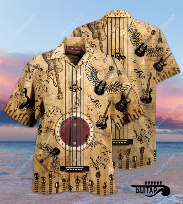 Amazing Guitar Vintage Unisex Hawaiian Shirt