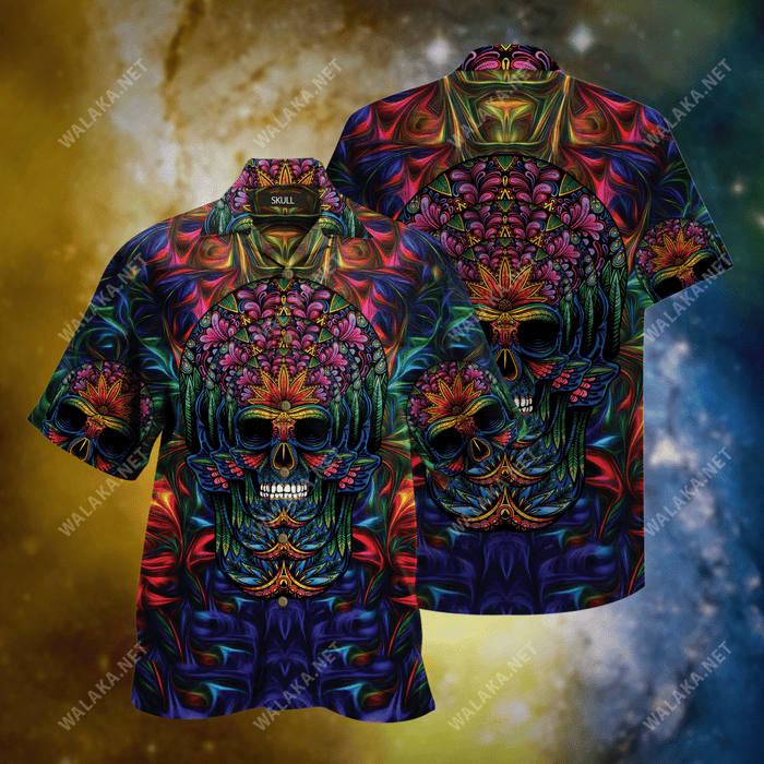 Awesome Skull Unisex Hawaii Shirt