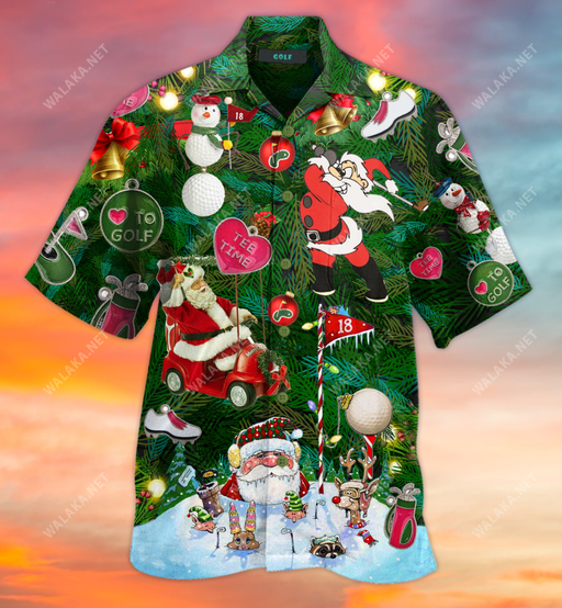 Golf Lovers Christmas Hawaiian Shirt