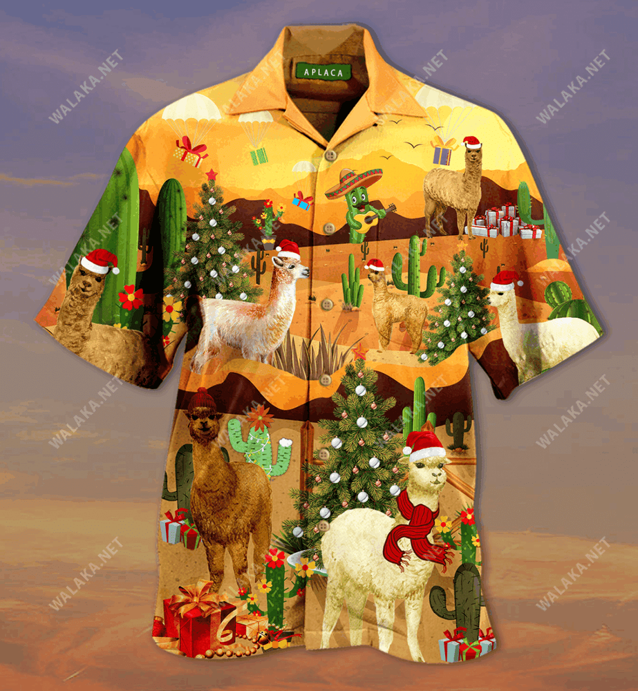 Aplaca Merry Xmas Hawaiian Shirt