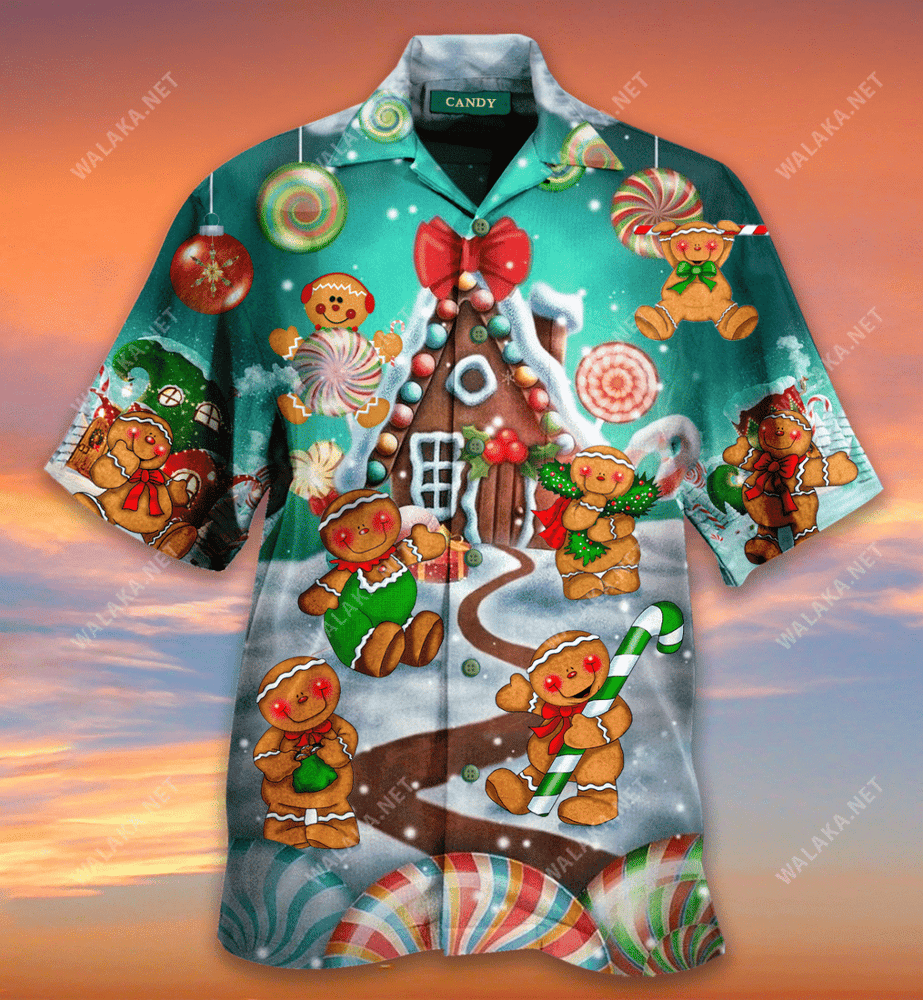Christmas Candy Unisex Hawaiian Shirt