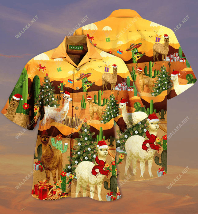 Aplaca Merry Xmas Hawaiian Shirt