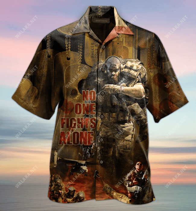 No One Fights Alone Unisex Hawaiian Shirt