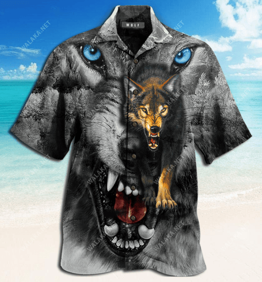 Wolf Quitting Is Not Unisex Hawaiian Shirt