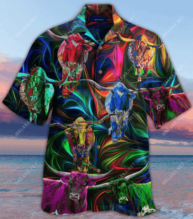 Amazing Long Horn  Unisex Hawaiian Shirt