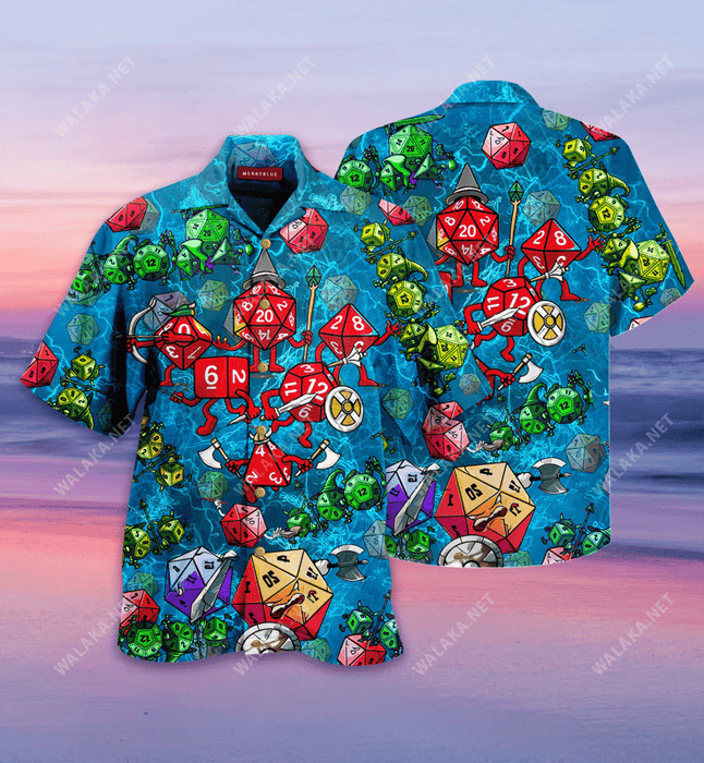 You Never Know What Comes Next Dice Games Unisex Hawaiian Shirt
