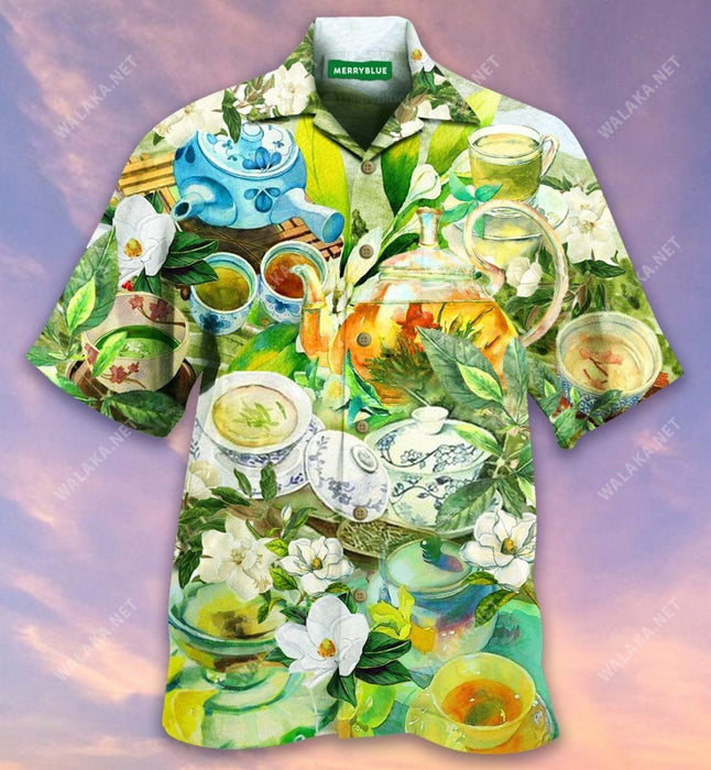 Fresh Your Day With A Cup Of Tea Unisex Hawaiian Shirt