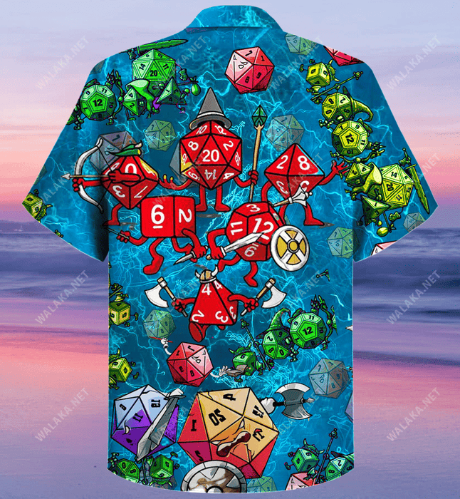 You Never Know What Comes Next Dice Games Unisex Hawaiian Shirt