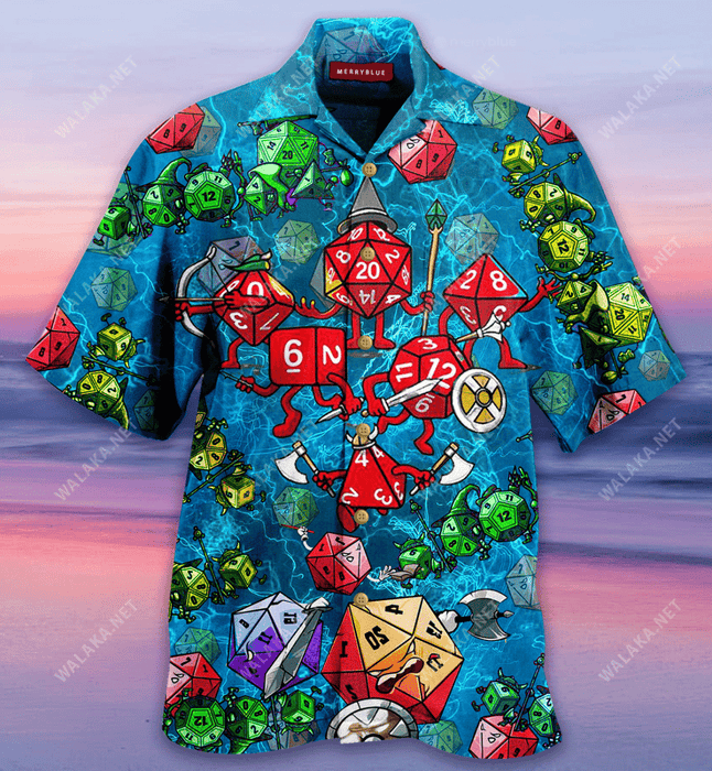 You Never Know What Comes Next Dice Games Unisex Hawaiian Shirt
