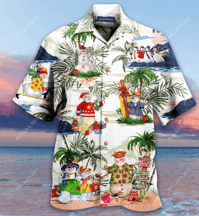 Amazing Snowman Unisex Hawaiian Shirt