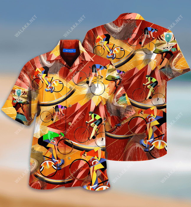 Real Men Don't Need Motor Bicycle Hawaiian Shirt