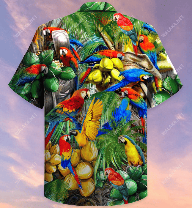 You Can Call Me Coconutholic Parrot Unisex Hawaiian Shirt