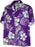 Monstera Leaf Hibiscus Floral Men's Hawaiian Shirt