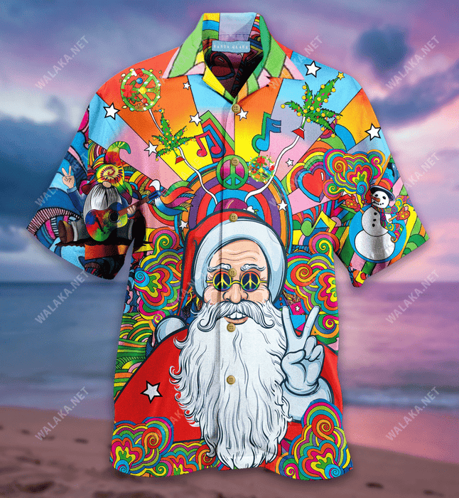 Merry PeaceMas Santa Claus Unisex Hawaiian Shirt