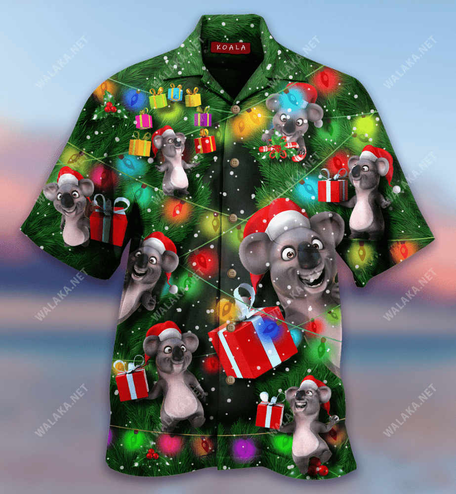 Koala Merry Xmas Unisex Hawaiian Shirt