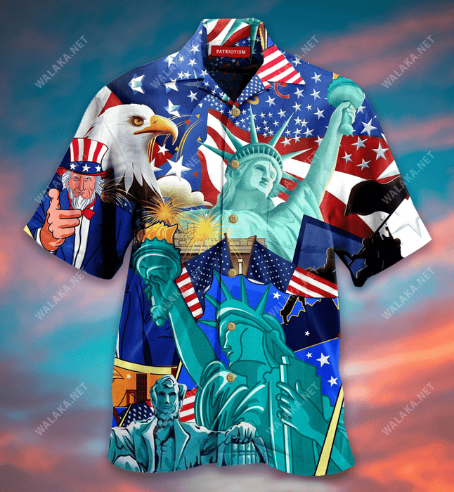 Patriotism Is Voluntary Hawaiian Shirt