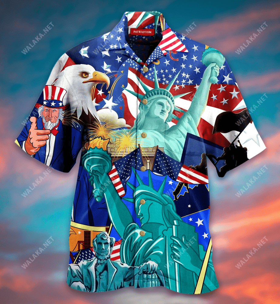 Patriotism Is Voluntary Hawaiian Shirt