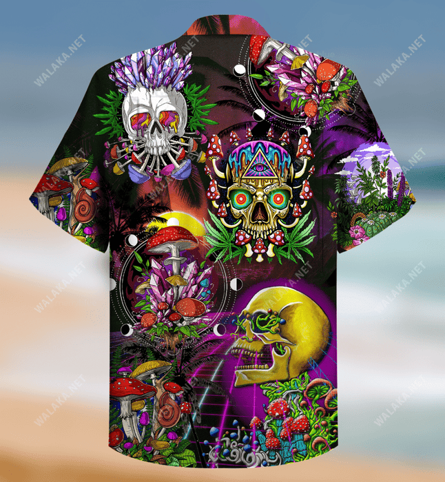 Life is A Game Skull Unisex Hawaiian Shirt