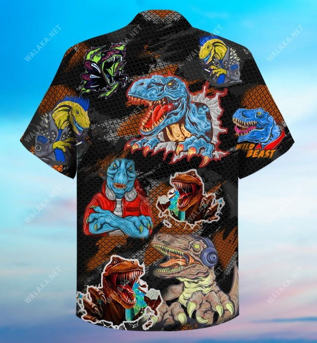 Roar Means I Love You In Dinosaur Unisex Hawaiian Shirt