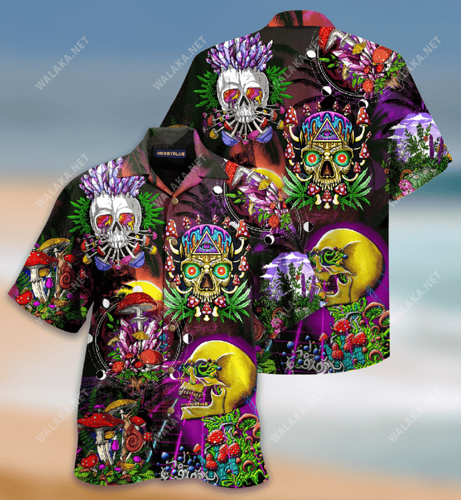 Life is A Game Skull Unisex Hawaiian Shirt