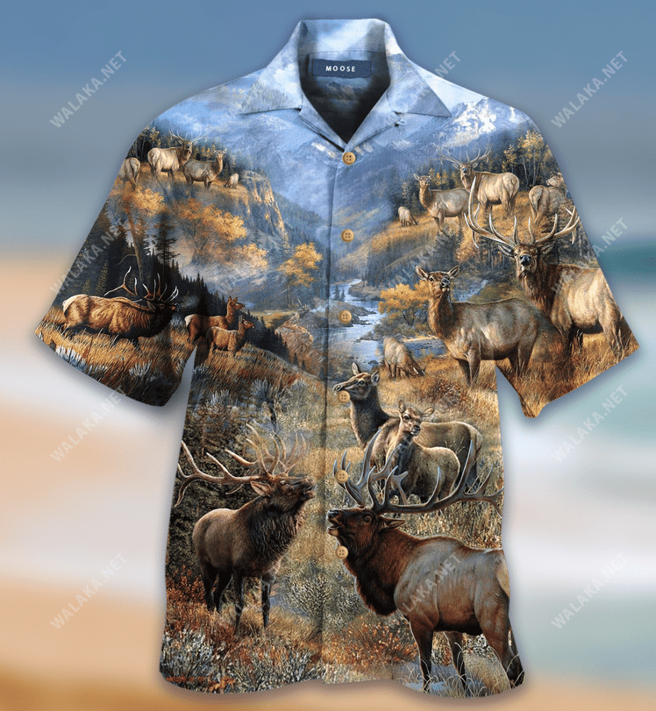Beautiful Country Elk Hawaiian Shirt
