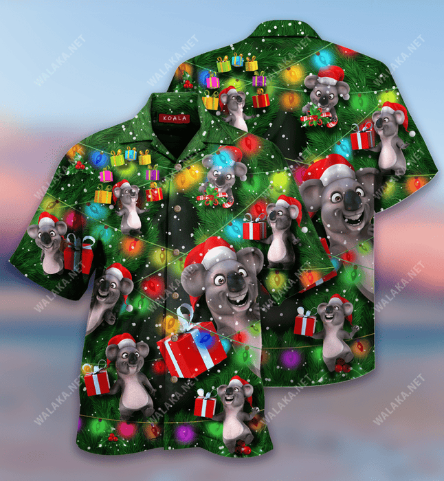 Koala Merry Xmas Unisex Hawaiian Shirt
