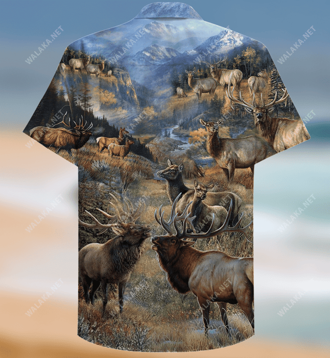 Beautiful Country Elk Hawaiian Shirt