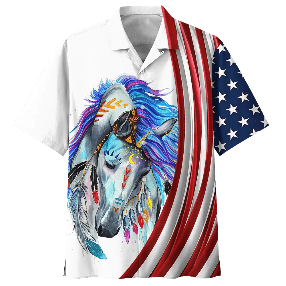 Appaloosa Horse Celebrate A Special Day Of America Hawaiian Shirt
