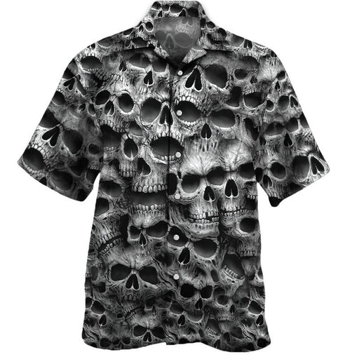 Skull Pattern Unisex Hawaiian Shirt