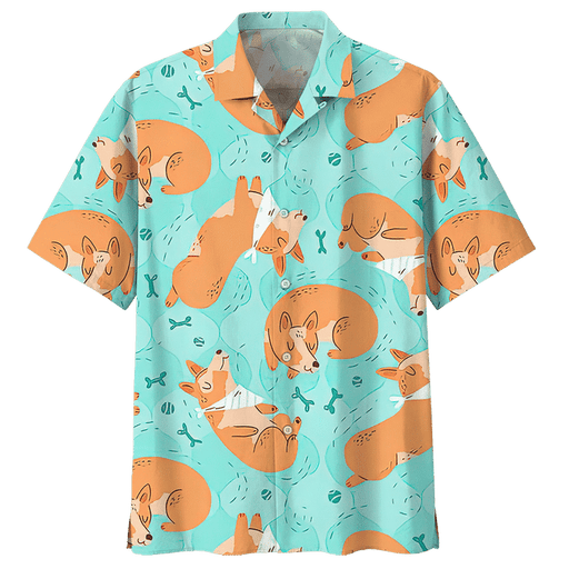 Corgi Shirt - Welsh Corgi Dog Hawaiian Shirt