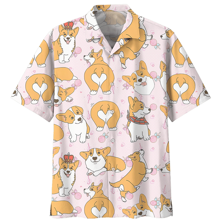 Corgi Shirt - Corgi Pembroke Dog Hawaiian Shirt