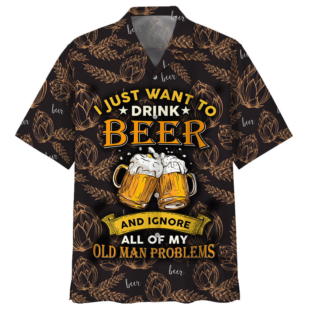 It's Time To Drink Types Of Beer And Relax - Beer Hawaiian Shirt