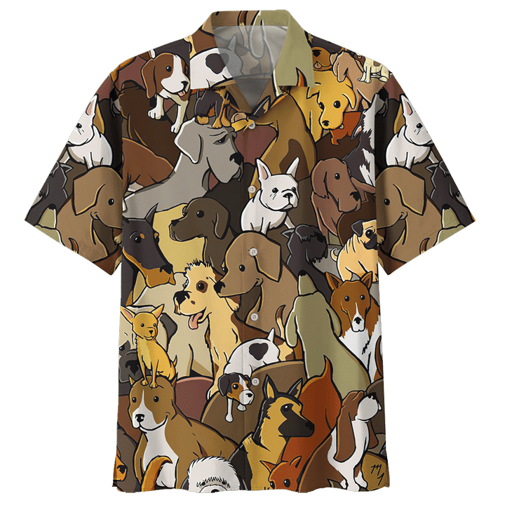 Dog Shirt - Dog Hawaiian Shirt - The World Of Dogs Hawaiian Shirt