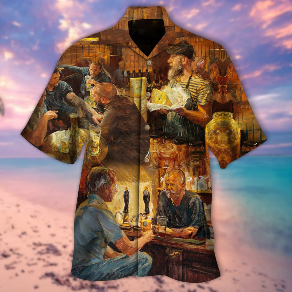 Beer Store Makes Memory & Soul Mate - Beer Hawaiian Shirt