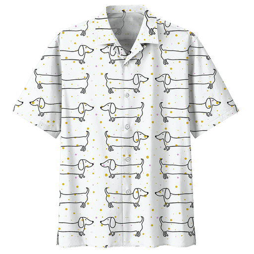 Dachshund Shirts - Dachshund Puppies Hawaiian Shirt