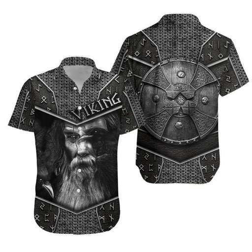 Viking Shirt - Viking Odin Armor Hawaiian Shirt