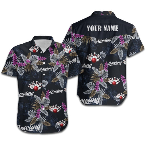 Unique Bowling Shirts - Tropical Bowling Lanes Custom Hawaiian Shirt