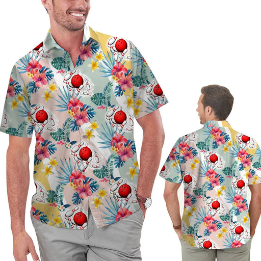 Unique Bowling Shirts - Best Bowling Places In Summer Vacation Tropical Hawaiian Shirt
