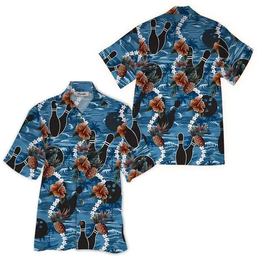 Unique Bowling Shirts - Pinz The Bowling Hawaiian Shirt