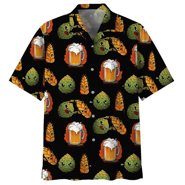 Best Beer Drinking Time - Beer Hawaiian Shirt